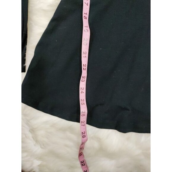 Betabrand Womens Stretch Surplice Neck Long Sleeve Peplum Blouse Black Small - Picture 8 of 9